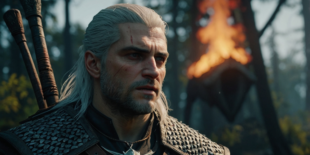 The Witcher game art